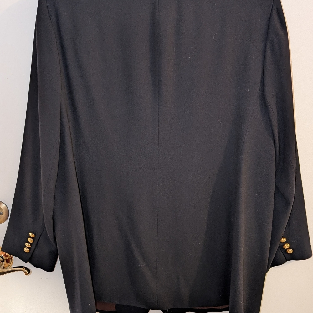 Lauren Ralph Lauren Navy Blazer Royal Crest Blazer Sz 16 - Picture 8 of 12